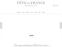Tablet Screenshot of feteinfrance.com